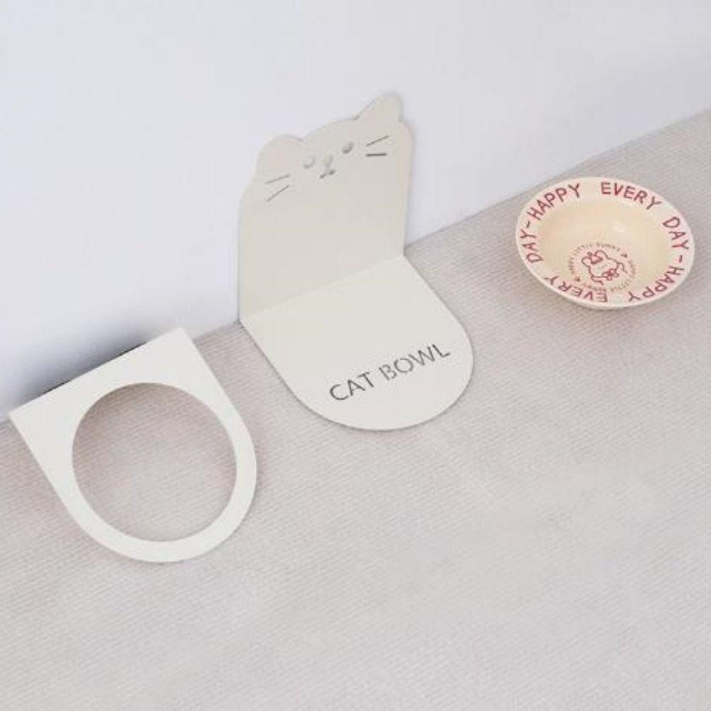 Tigela Cerâmica para Animais de Estimação Gato Cão Altura Ajustável Tigela Cerâmica para Animais de Estimação Contra Vômitos Altura Tigela