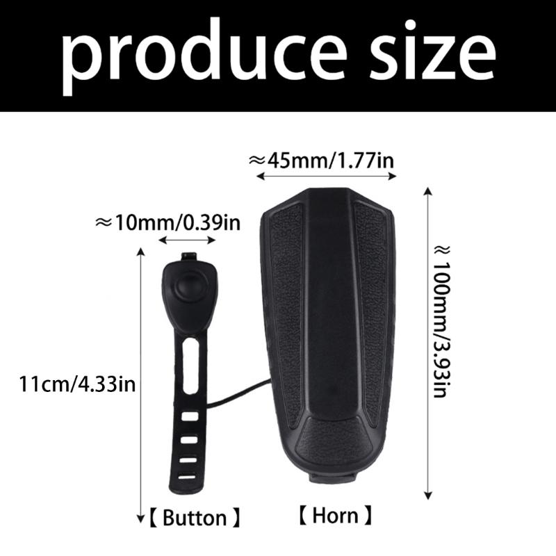 Electric Bike Horn Regulable Volumes Horn Commuters Waterproofed Horn Suitable for Mountain Cycling