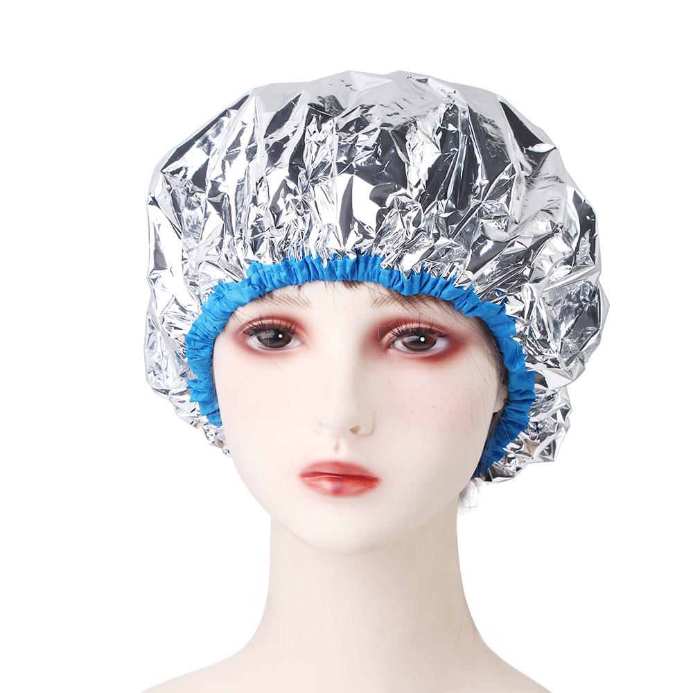 Insulation Self-heating Salon Dyeing Cap Bathing Hat Aluminum Foil Cap Shower Cap Hair Care Tool