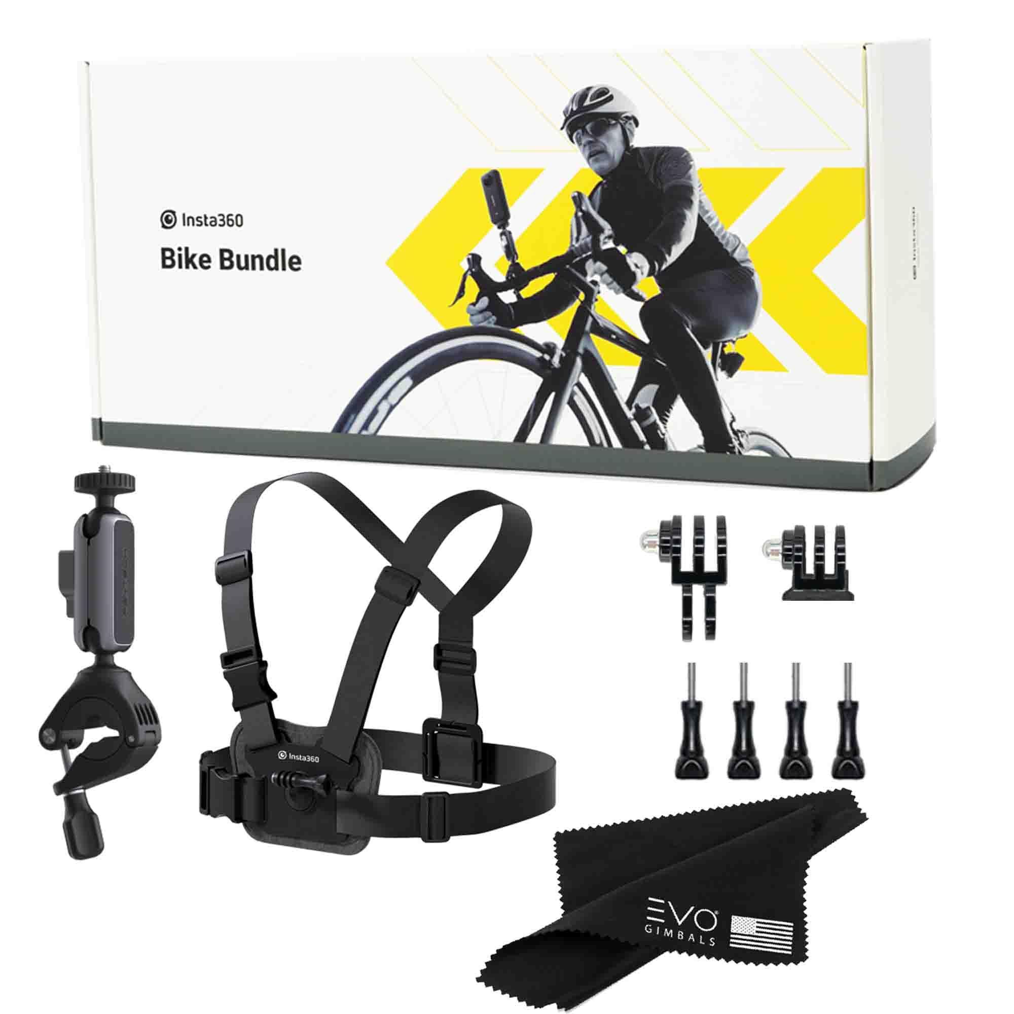 Insta360 Bike Bundle Handlebar Mount and Chest Strap for 360 Cameras