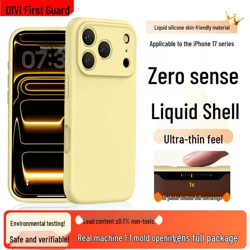 First Guard Zero-Feel Flüssigsilikon iPhone-Hülle