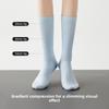 Children's Socks - Spring/Summer Sports and Fitness Socks, Anti-slip Socks, Running Socks, Solid-colored Long-tube Compression Socks
