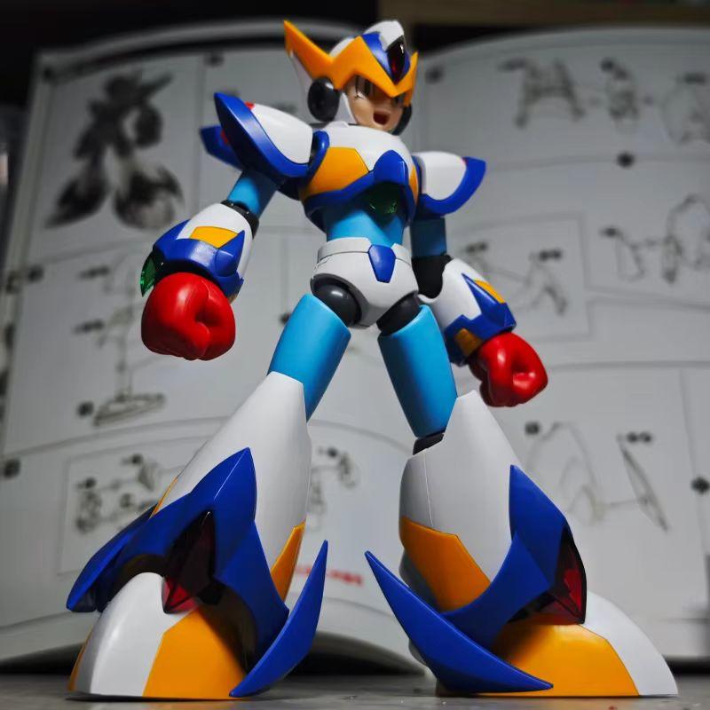 KP701 SS Model KO RockMan X Falcon Armor Action Model Megaman X5 Anime Figures Mega Man Assembly Figure Kit Birthday Gift Premium Quality