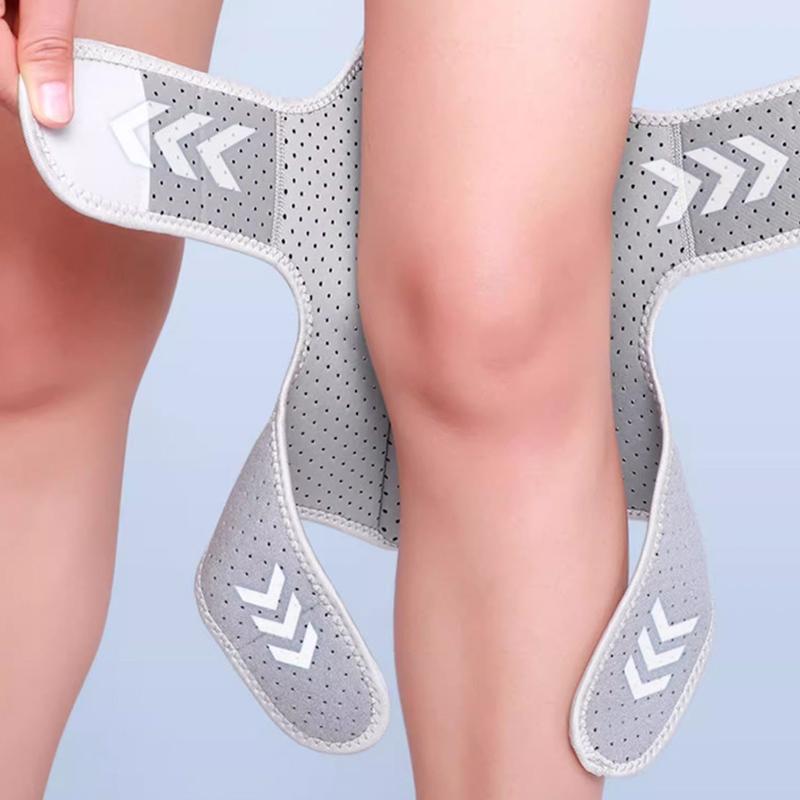 Non-Slip Breathable Knee Booster Adjustable Spring Stabilizer Brace Joint Support Powerful Rebound Springs Knee Assistive Device