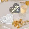 LED Night Light Silicone Model Casting Tool, Heart Shaped ,Plaster Portable Easy To Demould