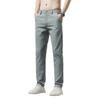 Novidades de Verão: Calças Casuais Masculinas - Pernas Longas, Leves, Calças Stretch de Corte Justo - Calças Esportivas Confortáveis para Homens