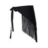 Bohemian Ethnic Style Wide Waist Belt For Women Scarf Skirt Curtain Layering Hip Cover UpTassel decoration