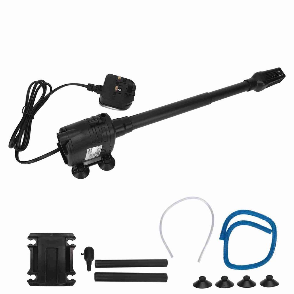 Aquarium Filter Pump 3 In 1 Circulation Filtration Oxygenation Silent Fish Tank Submersible Water