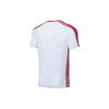 Li Ning Badminton Series Quick-Dry Short Sleeve T-Shirt Unisex Tops Standard-White AAYT055-1