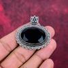 Pendentif en spinelle noire, pendentif en argent sterling massif 925, bijoux en pierres précieuses faits à la main, cadeaux pour femme, pendentif tout neuf