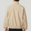 adidas Solid Color Stand Collar Long Sleeve Outdoor Work Jacket Men's Khaki