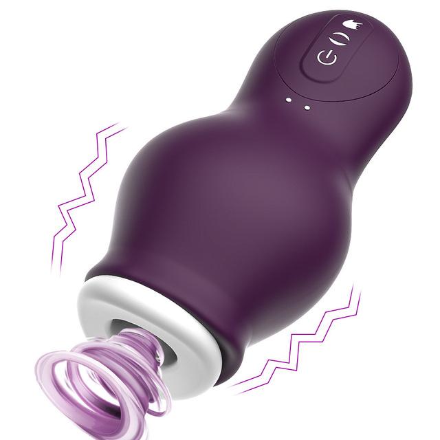 Automatický sací stroj pro muže Orální vaginální vibrátor na penis Sexuální hračka pro muže Stroj na kouření s masturbačním pohárkem