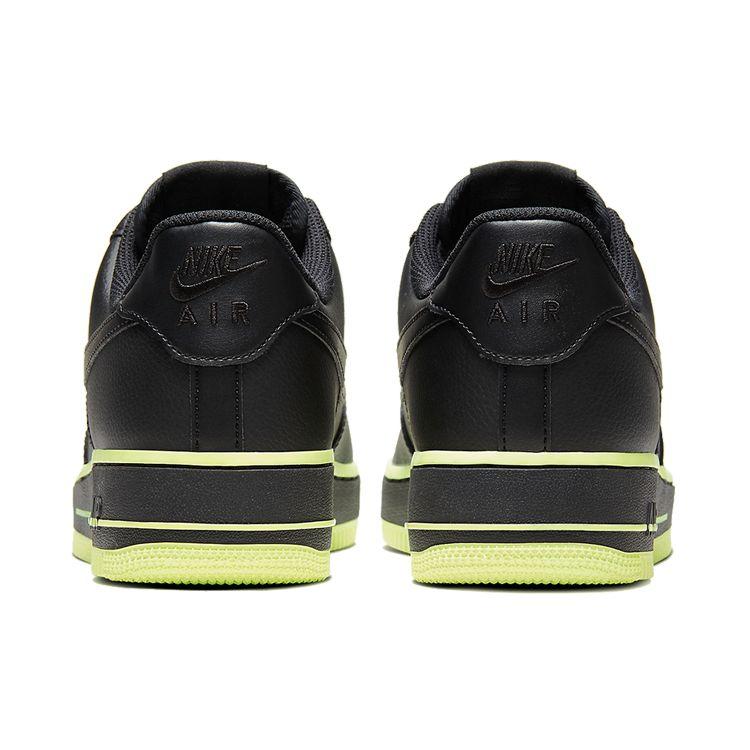 Nike Air Force 1 Low Ribbon - Volt Unisex Sneakers Black Barely-Volt CJ1393-003