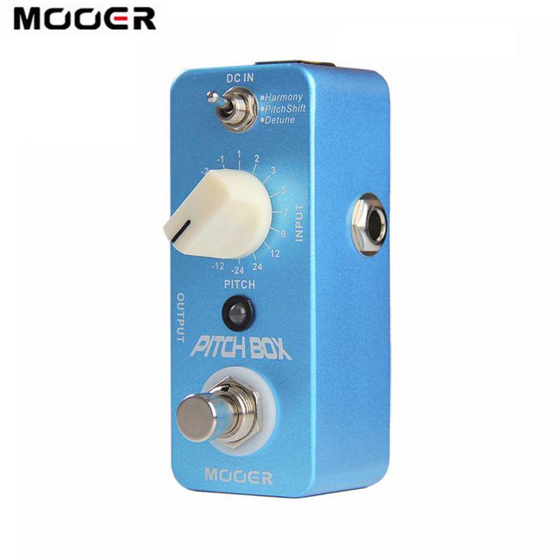 MOOER Pitch Box Compact Effect Pedal Harmony Pitch Shifting Detune 3 Effects Mode True Bypass Guitar Pedal Guitar Accessories
