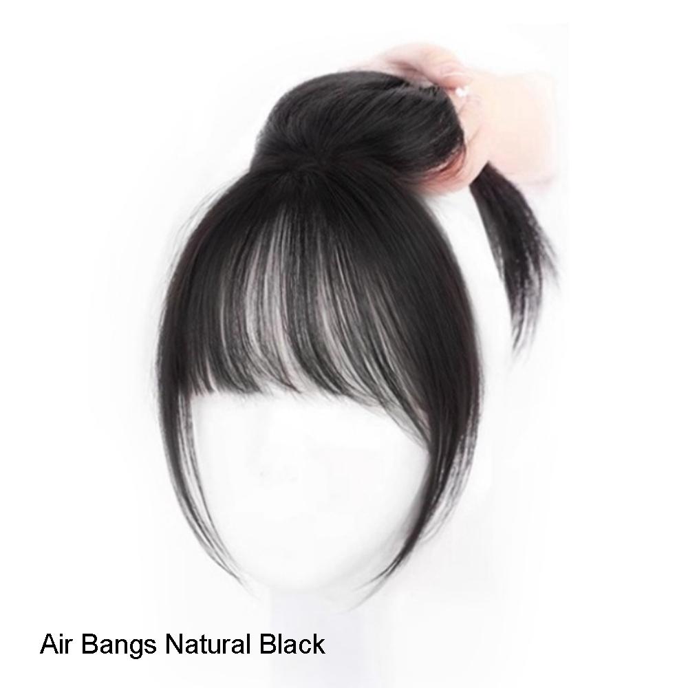 Middle Part Synthetic Hair Bangs Hair Extensions Fringe Hair Pieces Increase Hair Volume