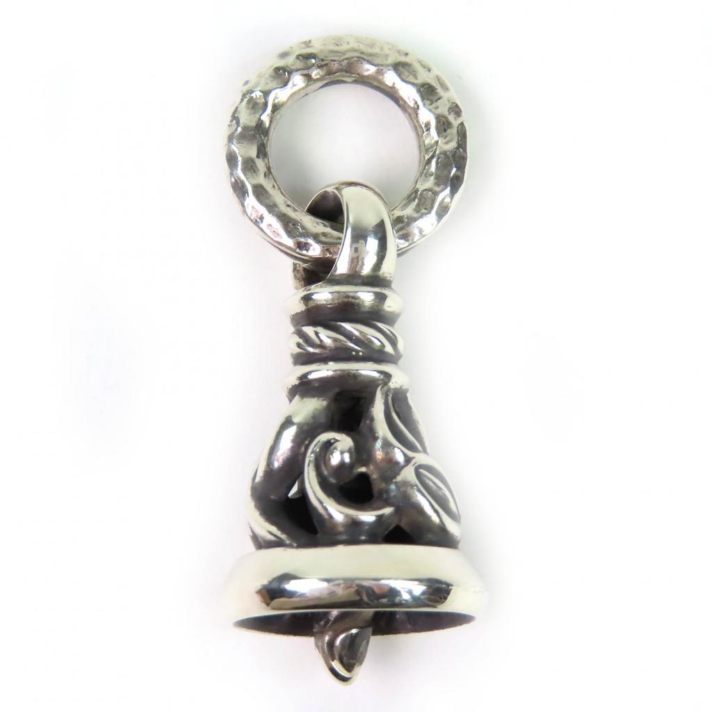 Grande LEONARD KAMHOUT Ciondolo top Campanella Gru M charm per collana Argento 925 da uomo Usato