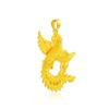 Unisex Exquisite Phoenix Feather Pendant Necklace - Stylish and Elegant Design