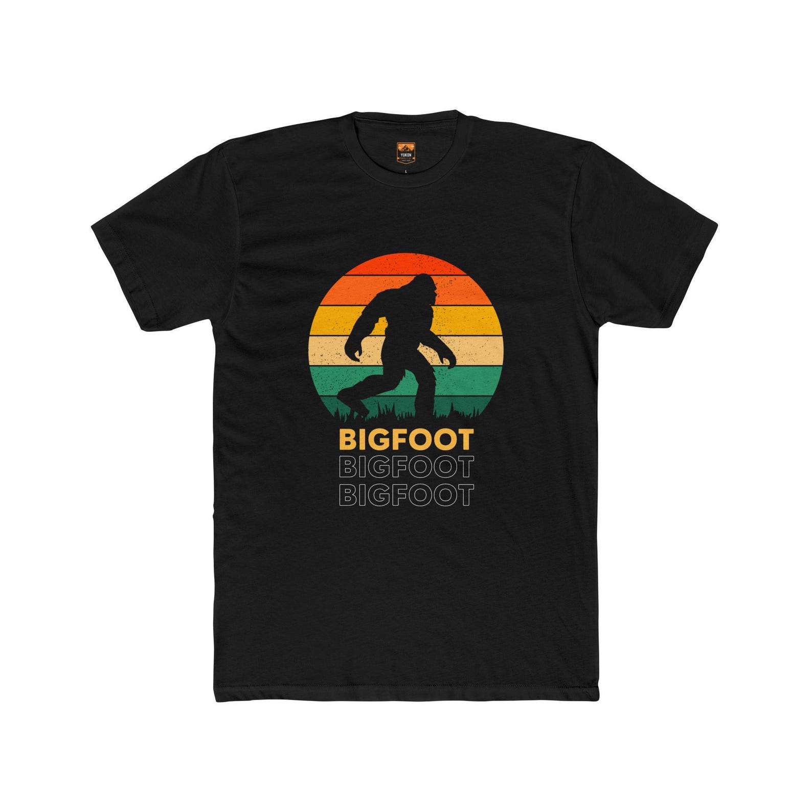 Bigfoot T-Shirt - Men s Cotton Crew Tee S