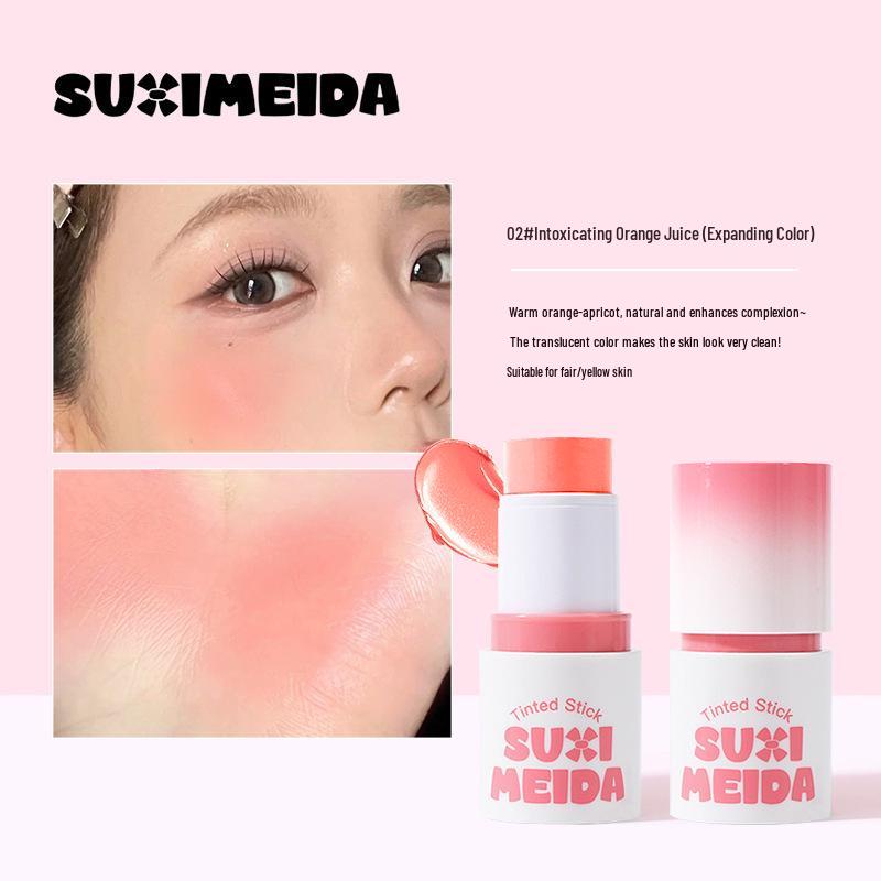 

Susie Vitality Многофункциональный стик для румян и хайлайтера для лица, губ и щек - Сияющий, объемный финиш.