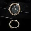 For Mercedes-Benz C E S Class W205 W213 W222 Crystal Style Car Center Front Clock Ring Cover Trim Car Interior Accessories RSTUV1