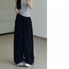 Womens Cargo Pants Summer Thin High Waist Wide Leg With Pockets For Casual Streetwear