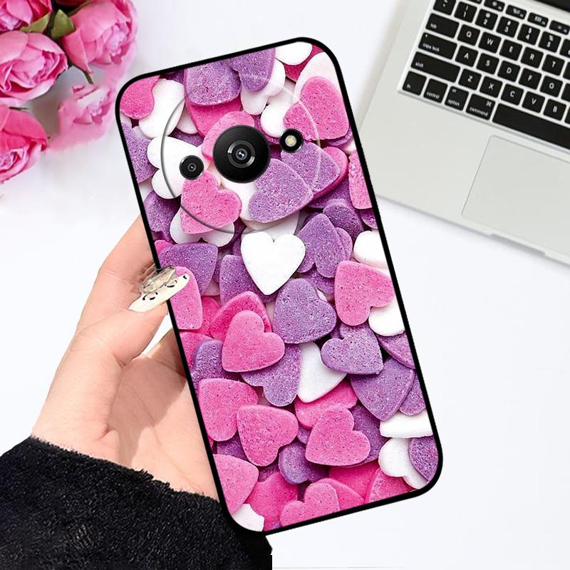 Soft Case For Redmi A3 A3x 4G Silicone TPU Phone Cover For Xiaomi Redmi A3 Pro Fashion Luxury Printing Coque Fundas Protector