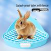 Anti-Splash Large Capacity Triangle Potty for Rabbits, Chinchillas, and Guinea Pigs