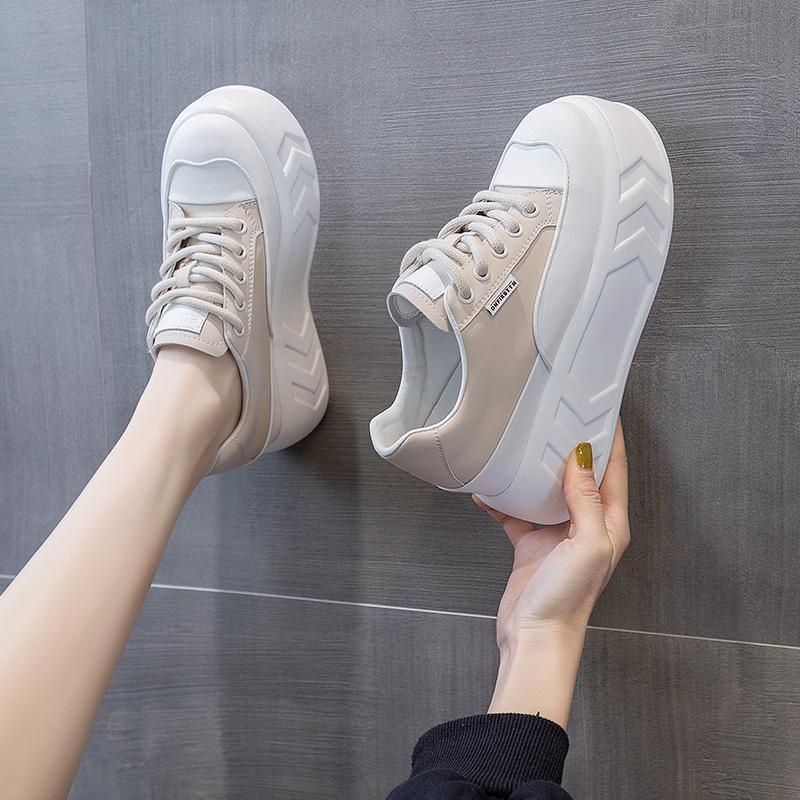 2024 Spring And Autumn New Genuine Soft Leather A-Gump Shoes Women'S Soft-Soled Casual Running Shoes