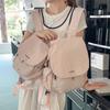 Solid Color Backpack Women's Large Capacity Lightweight Backpack