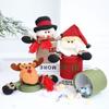 Santa Claus Christmas Gift Candy and Apple Box - Holiday Decoration