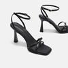 Fashion 2025 Fashion Open Toe Women's Sandals New Buckle Strap Office and Career Summer Square Toe Best Seller Heeled Sandals Zapatos