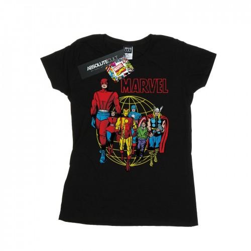 

Marvel Comics Womens/Ladies Atlas Group Cotton T-Shirt XXL білий