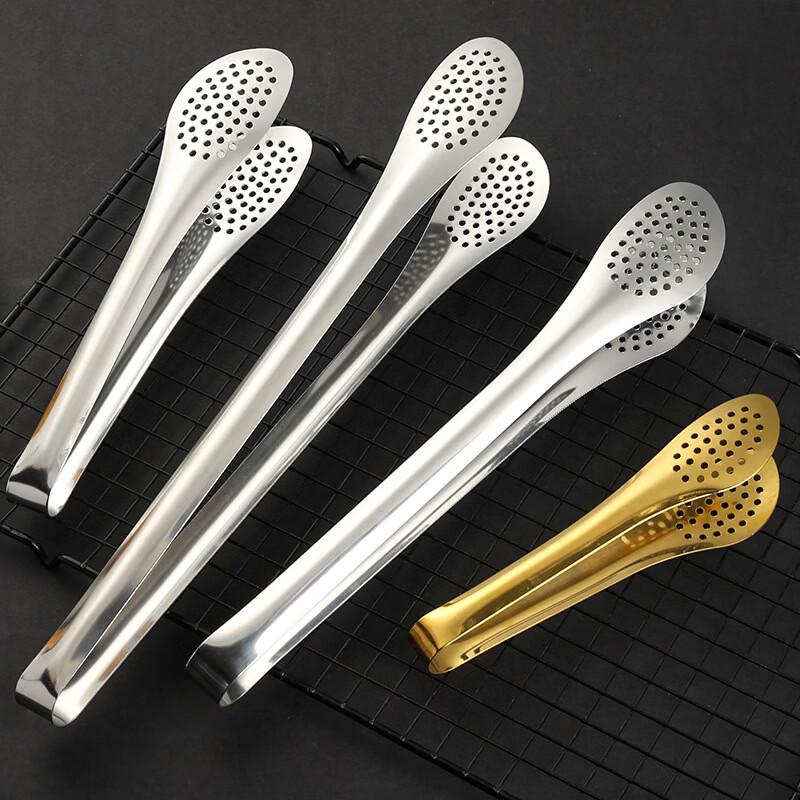 ZISIZ Stainless Steel Food Tongs