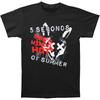T-shirt da uomo 5 Seconds Of Summer Kinda Hot Taglia L Nera