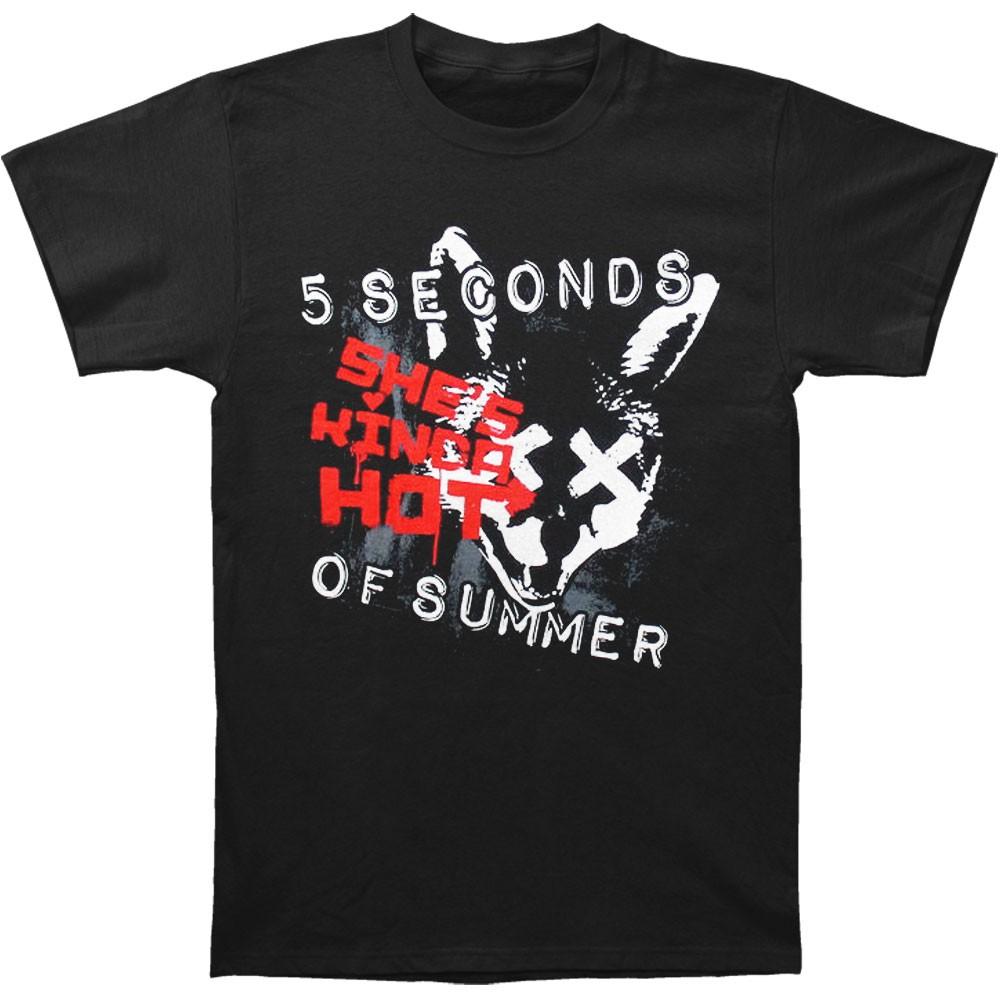 Men s 5 Seconds Of Summer Kinda Hot T-shirt Large Black M