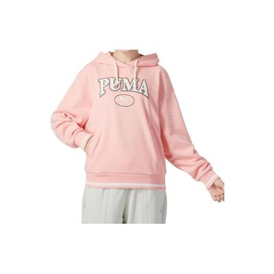 Moletom Feminino Rosa com Bolso Canguru e Capuz Estampa de Letras Confortável Pulôver Respirável Esportivo Casual Americano Vintage