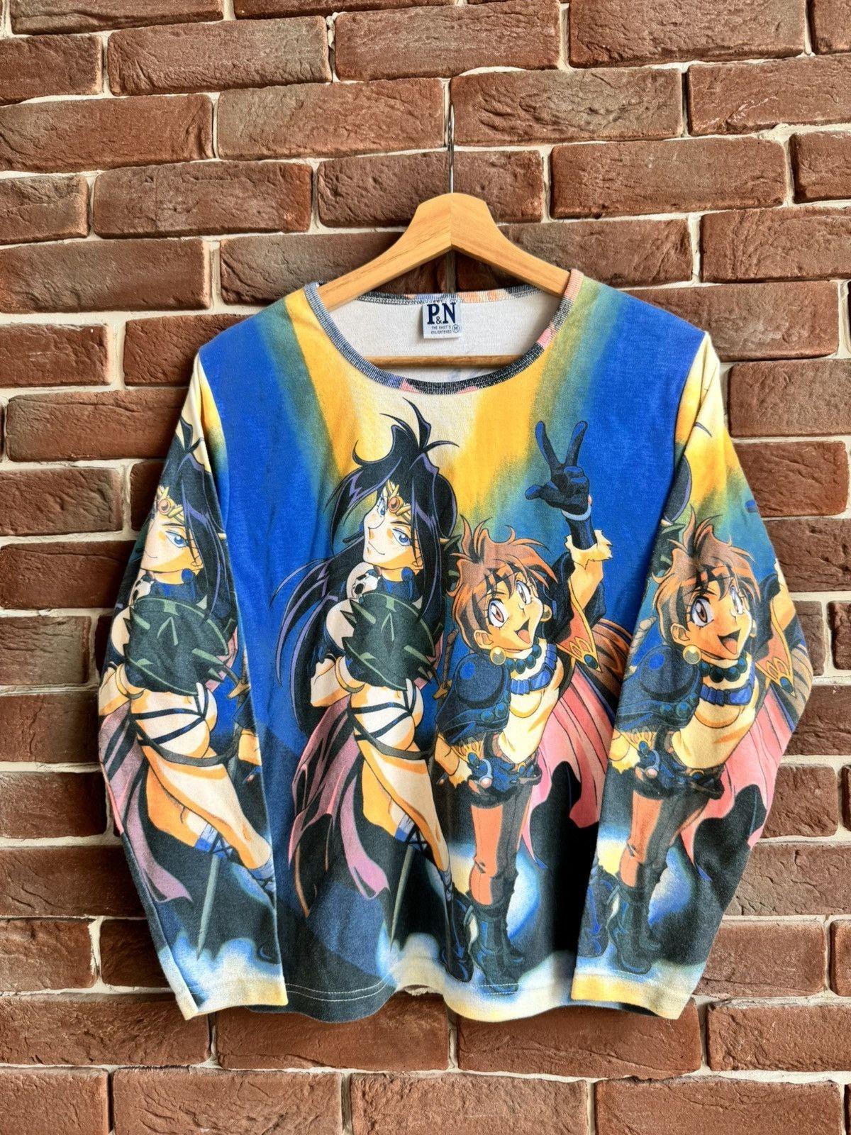 Rare Vintage The Slayers Manga Anime TEe All over print Unisex T-Shirt XL