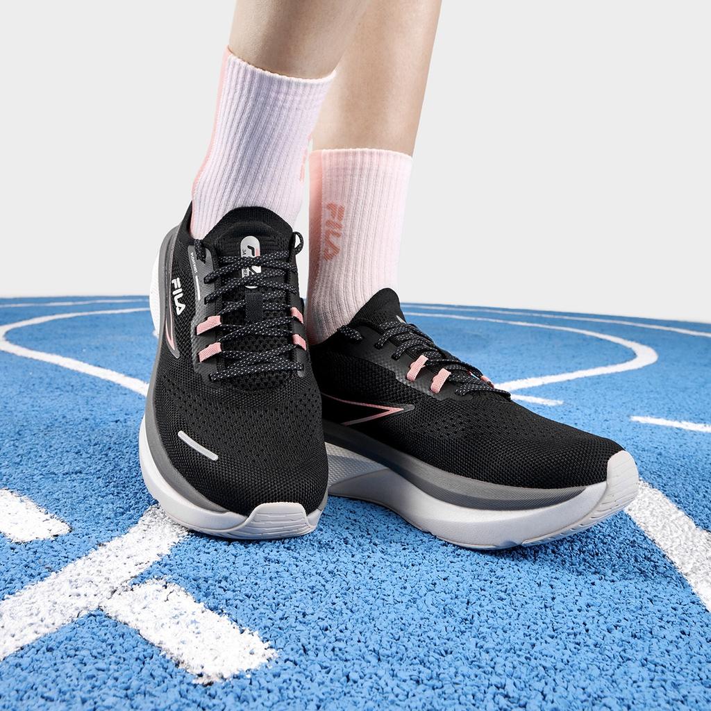 (WMNS) FILA 3A Panther Athletics Shoes 'Black Pink' Women's A12W331104FBM