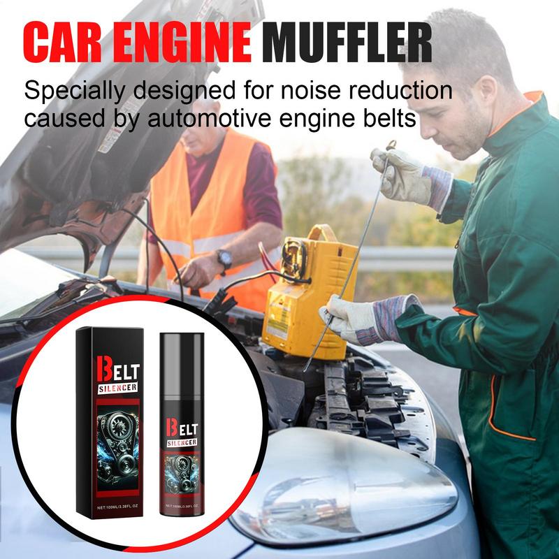 100ml Auto Riemengeräuschspray Verlängert Riemenlebensdauer Motorriemen Geräuschdämpfer Aufsprühbare Pflege Geräusch Schmierung Schutz Reibung