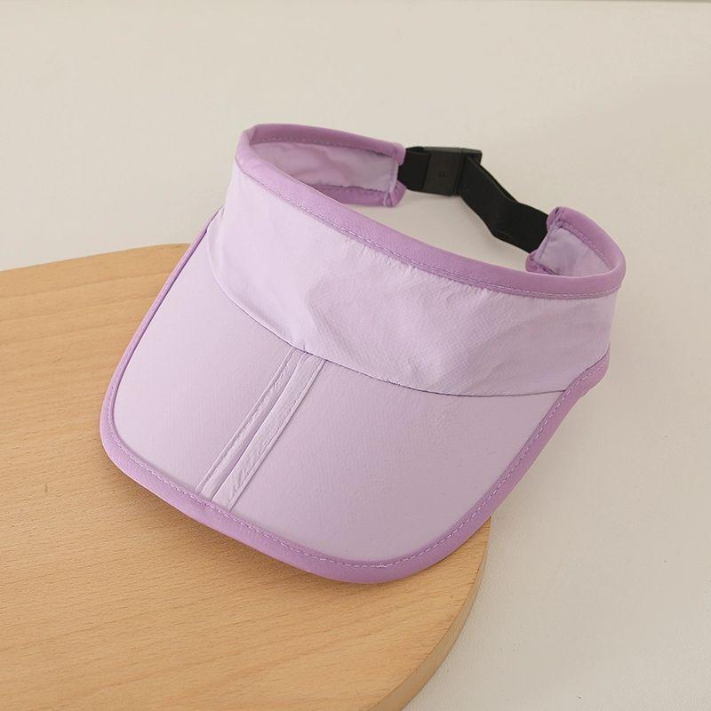 Stylish Children's Sun Visor Hat for Spring & Summer - Sun Protection & Ponytail-Friendly for Boys and Girls