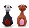 Dog Toys Sound Squeaky Elephant Cow Animal Latex Chew Pet Rubber Vocal Toys For Small Large Dogs Bite Resistant Interactive Toy