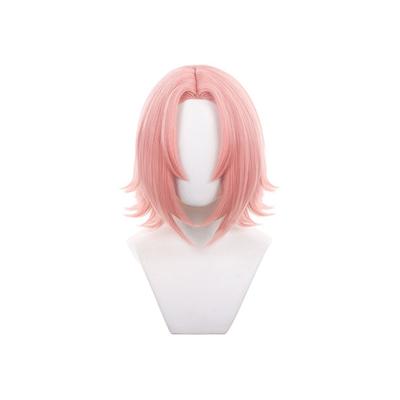 Anime Cosplay Haruno Sakura Peruka Krótka Prosta Różowe Syntetyczne Włosy Peluca Na Festiwal Frieren Rekwizyty do Odgrywania Ról