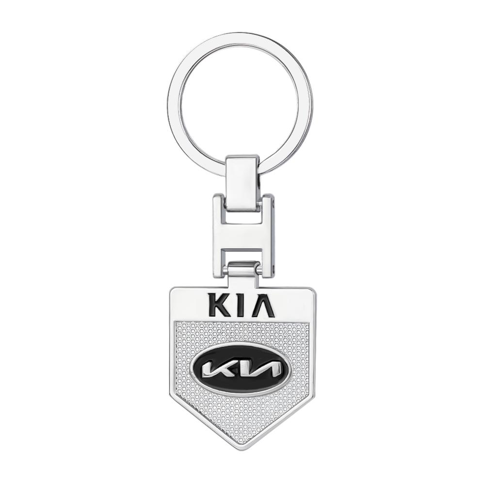 2026 Hot Car Sticker 3D Metal Car Key Chain Key Holder Keychain Keyring Pendant For For Kia Rio Sportage Cerato Soul Sorento Pic
