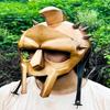 Hełm gladiatora King Maximus Decimus meridiany Miedziane wykończenie hełmy pancerza z wewnętrzną wyściółką Średniowieczna zbroja rycerska Cosplay hełm prezent