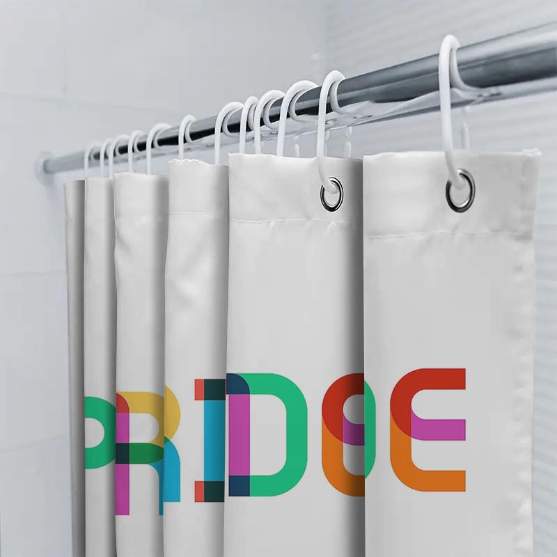 Colorful PRIDE Shower Curtain - LGBTQ+ Support 90X180cm