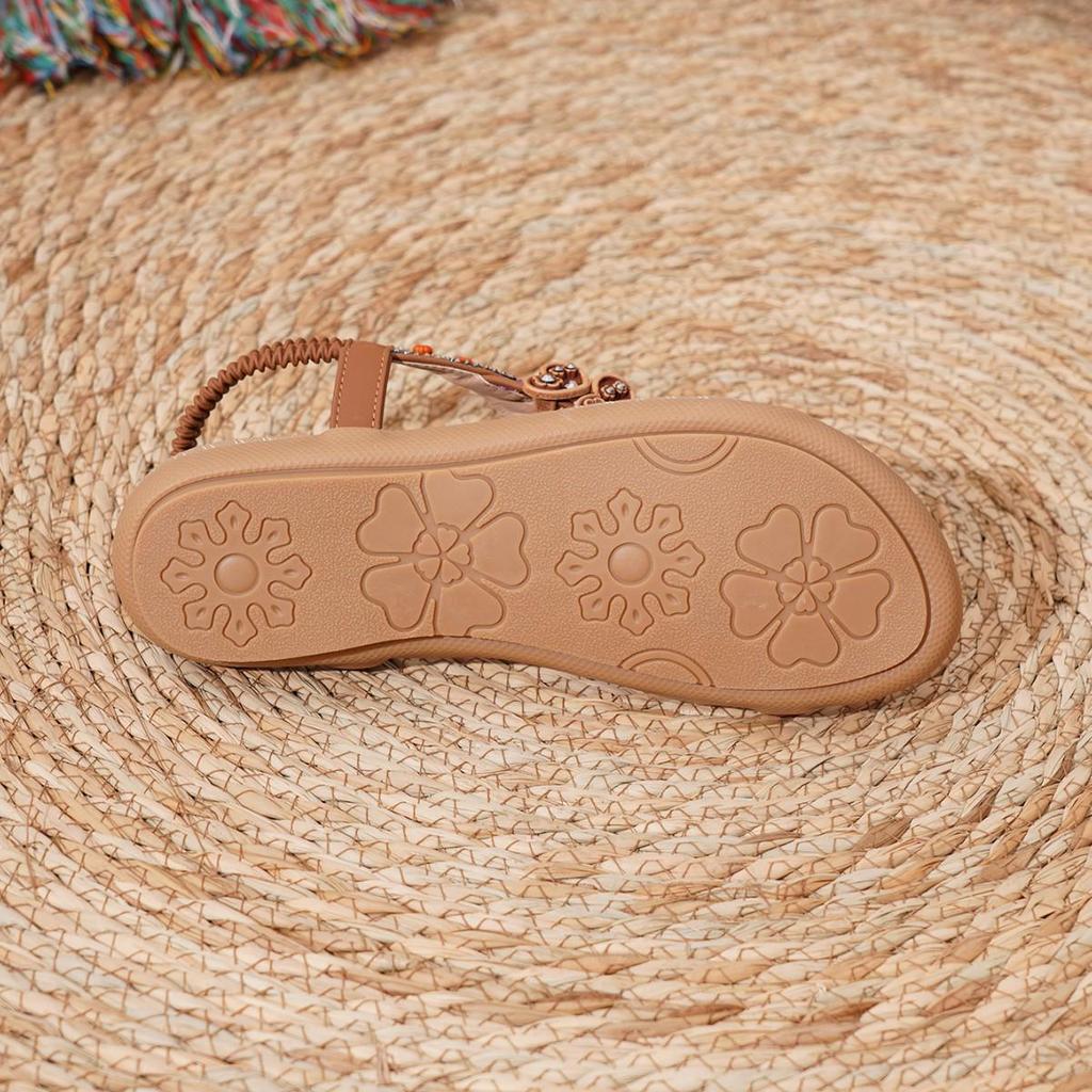 Bohemian Ethnic Women's Beaded Summer Beach Sandals