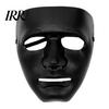 Classic Hip-hop Prop Halloween Mask for Hip Hop Dance Performance, Durable Hard Plastic Ghost Solid Color Party Face Cosplay, Breathable Unisex Stage