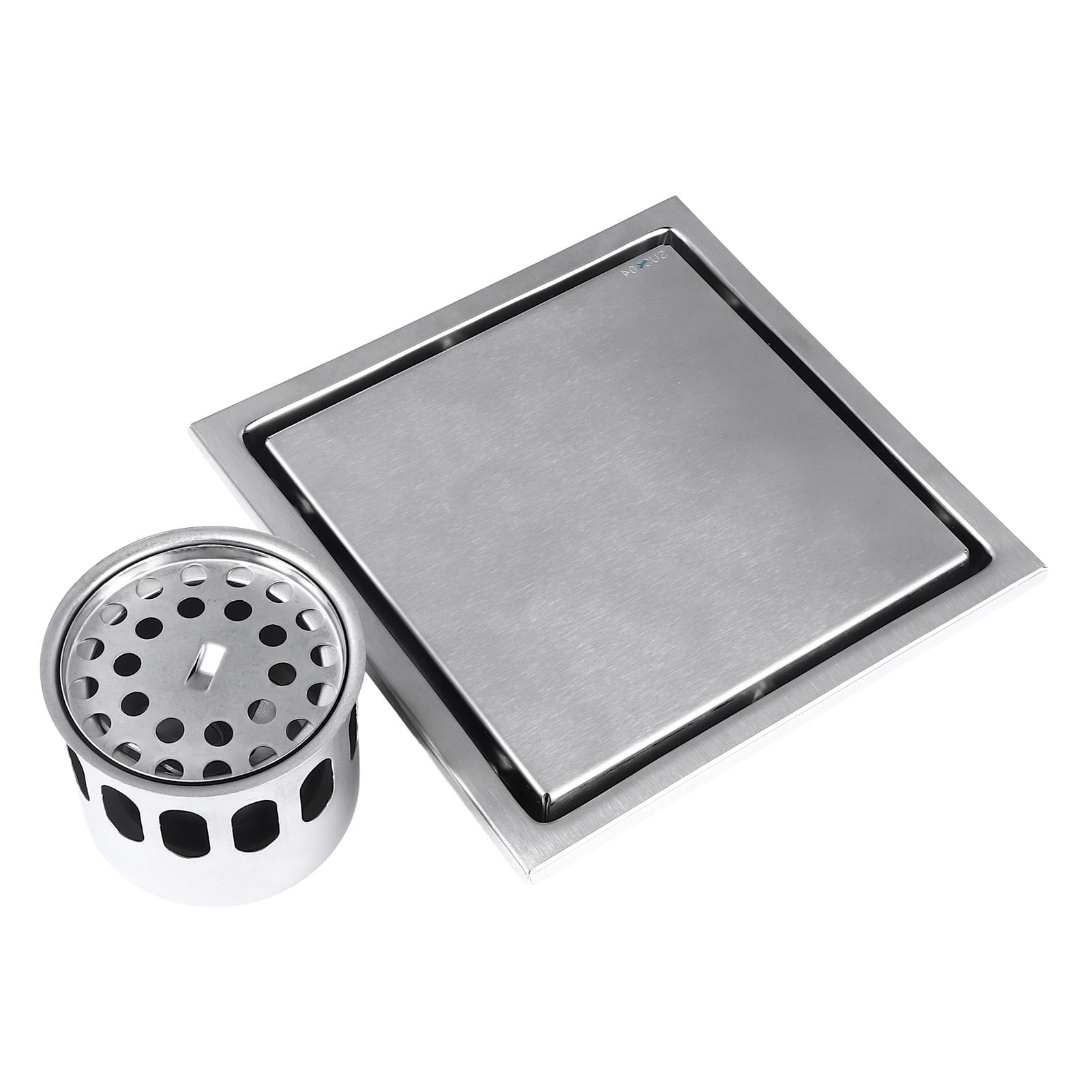 

Нержавеющая сталь Трап для пола Устойчивый к запахам Высокопрочный Эффективный отвод воды Душевой трап для пола для дома