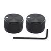 1Pc2Pc Aluminium Guitar Metal Knobs 6Mm Metal Pot Knobs With Indicator And Set Screw For Guitarbassaudio Equipments