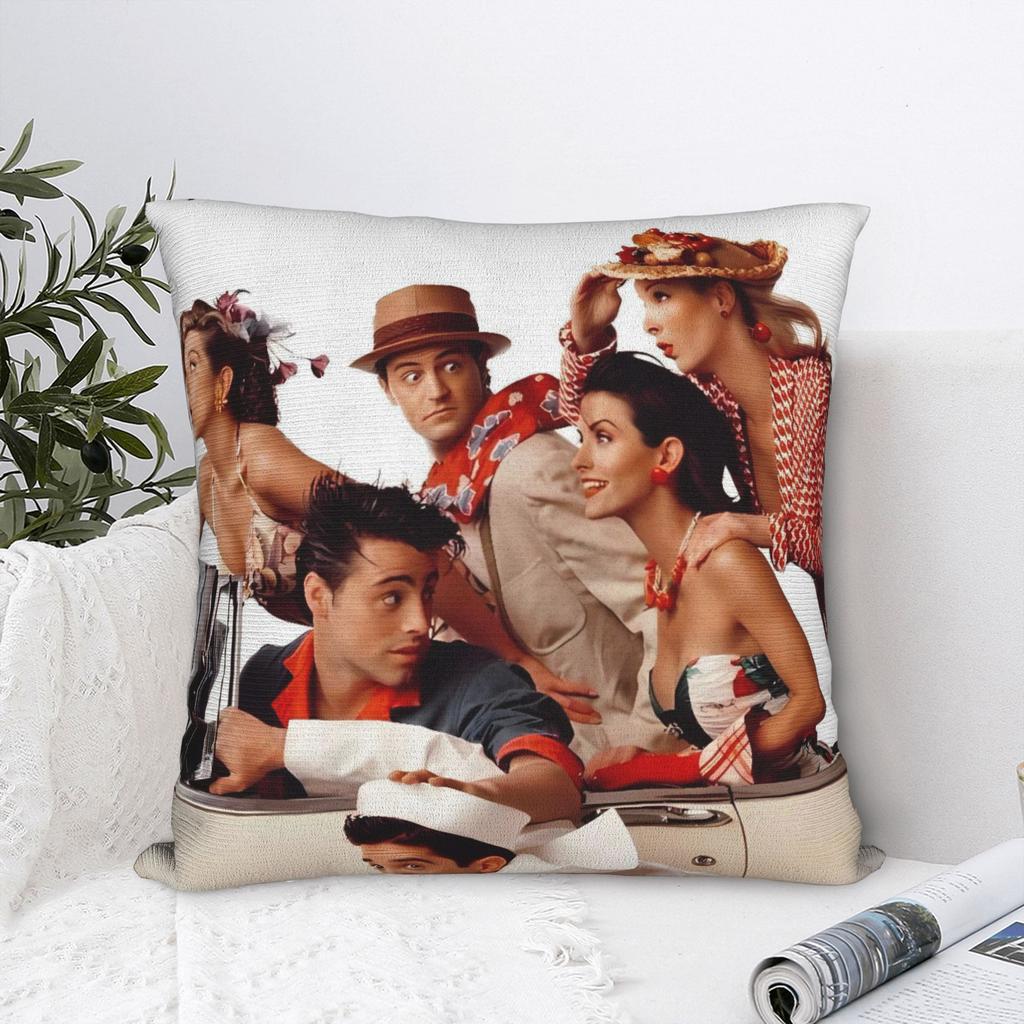 Pillow Case Friends TV Show Comfy Pillow Cover For Chair Sofa Home Decor Funny Pillowcases